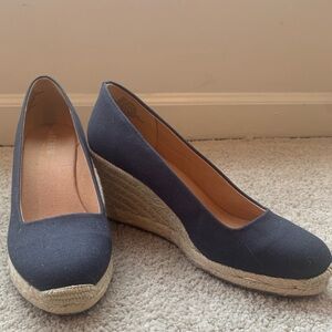 J. Crew canvas espadrilles size 9.5